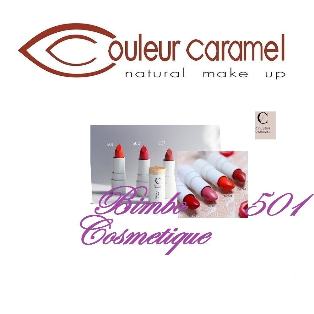 Couleur caramel Bio Rossetto Satinato 501 Mandarino 3,5GR