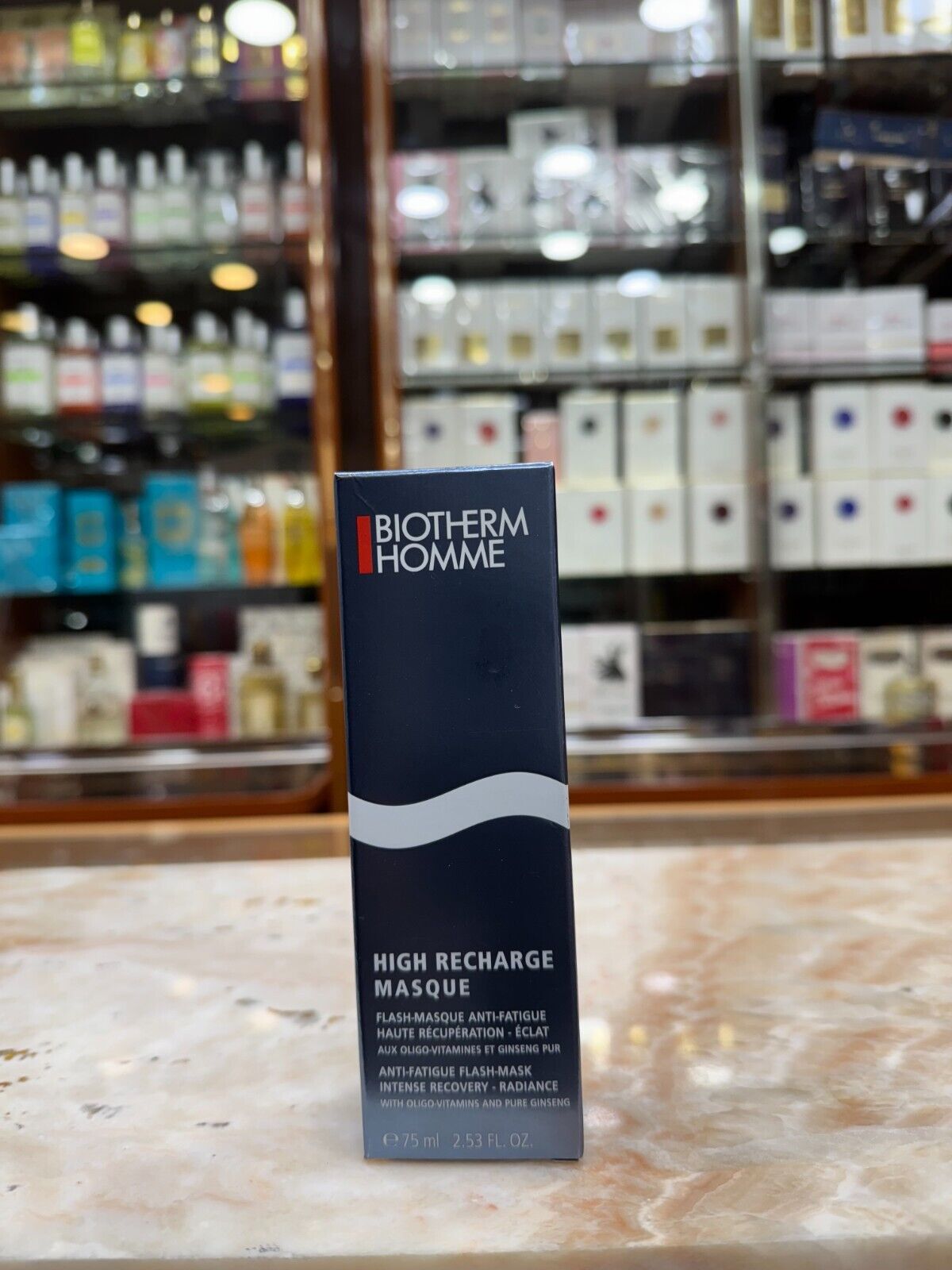 BIOTHERM HOMME HIGH RECHARGE MASQUE MASCHERA ANTI FATICA 75 ML