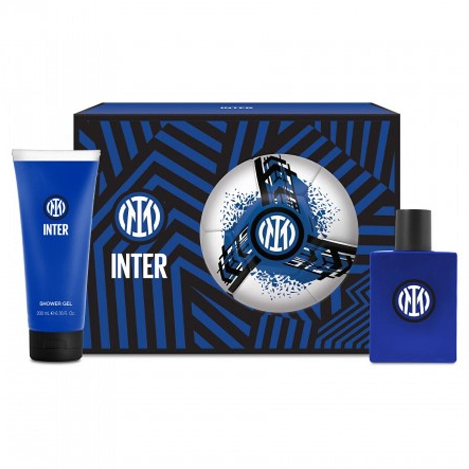 COFANETTO INTER CON PROFUMO 50ML SHOWER GEL 200ML E PALLONE UFFICIALE