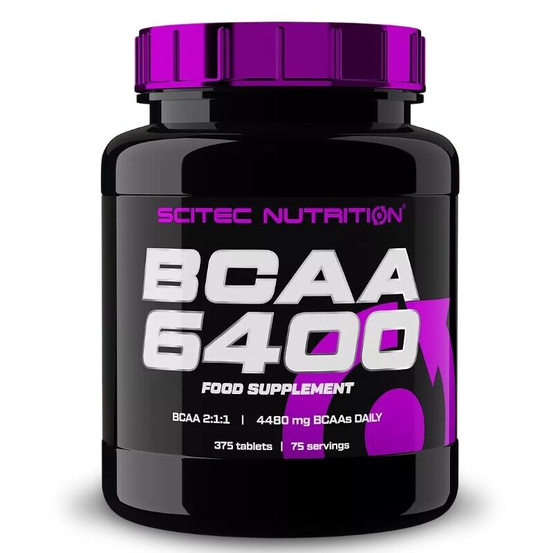 SCITEC NUTRITION BCAA 6400 Aminoacidi Ramificati 375 compresse da 1 grammo