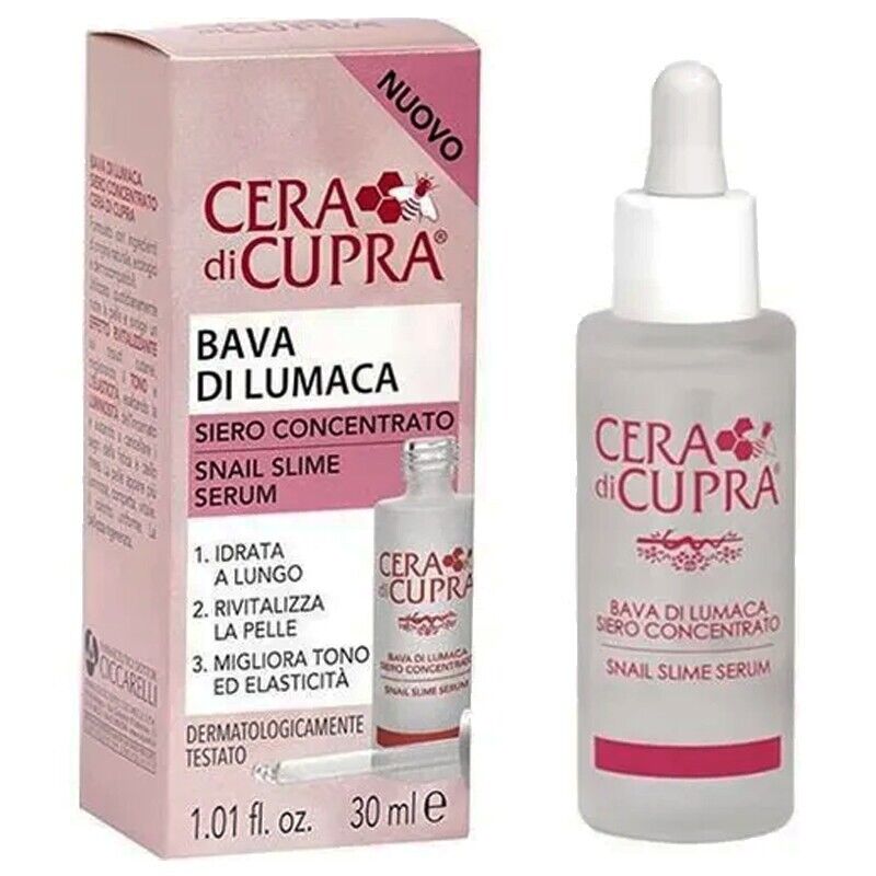CERA DI CUPRA Bava di lumaca Siero concentrato viso idratante/rivitaliz. 30ml