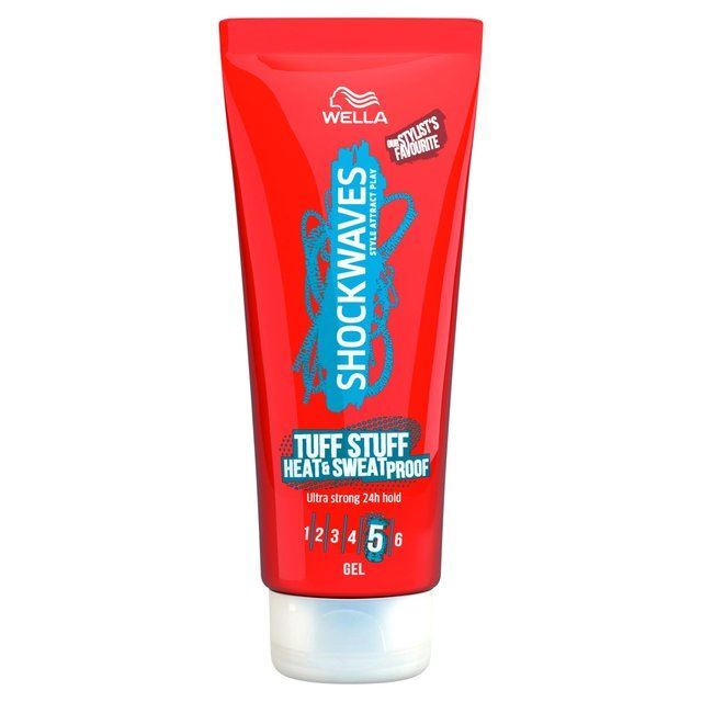 Wella Shockwaves Tuff Stuff Gel Resistente Al Calore E Al Sudore 200Ml