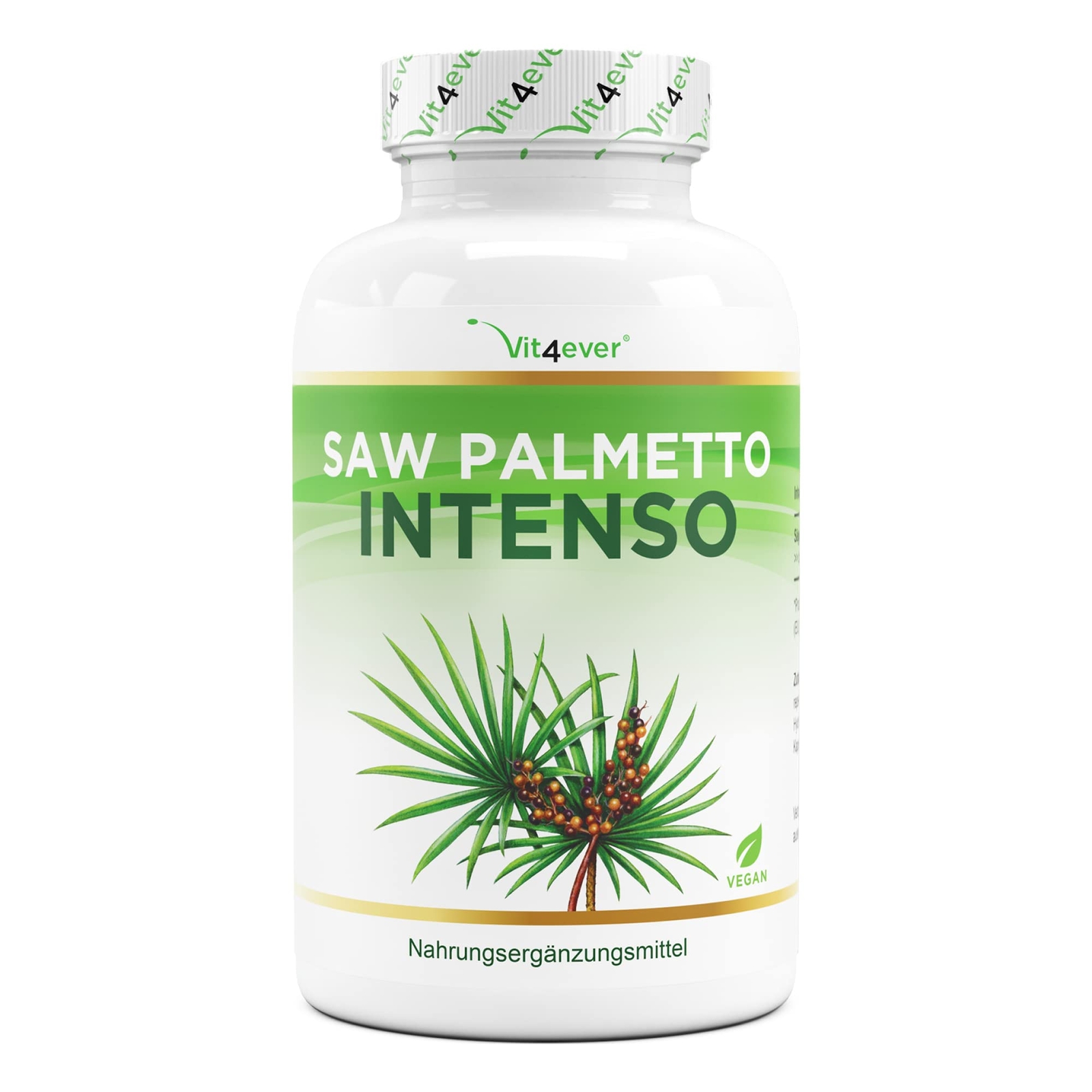 Saw Palmetto Extract - 180 capsule con 500 mg di estratto reale - Premium 5% ...