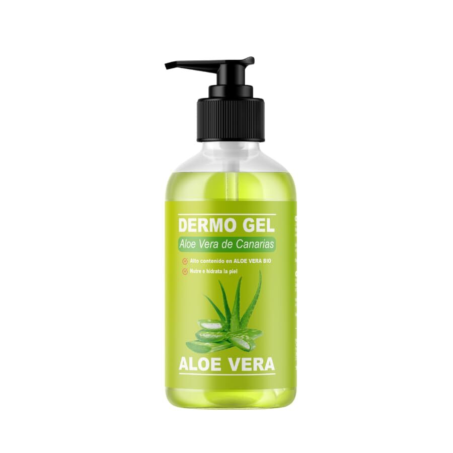 ALOE VERA DE CANARIAS BIO DERMO GEL - Idratante naturale per viso e corpo (D8U)