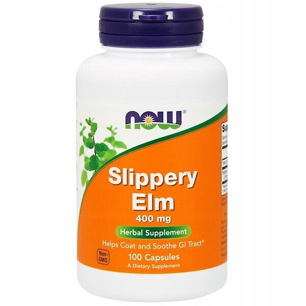 Now Foods OLMO SCIVOLOSO 400 mg 100 capsule ELM ROSSO