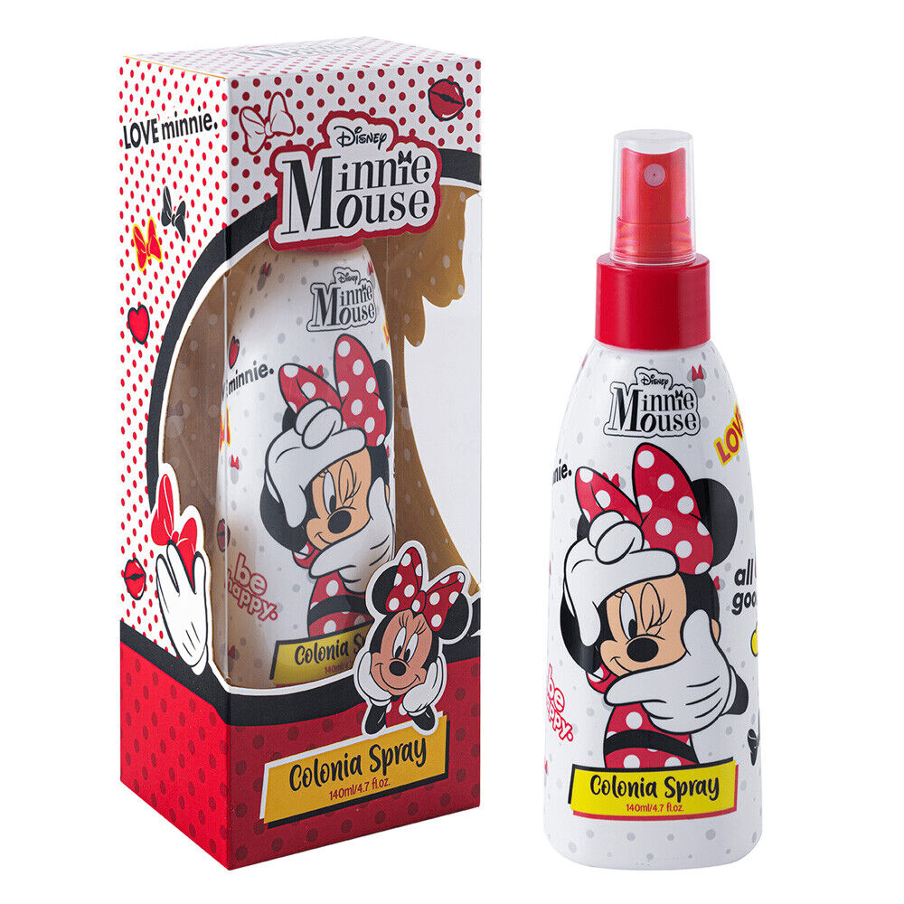 Disney Minnie Mouse Colonia Spray Acqua Profumata Per Bambine 140ml