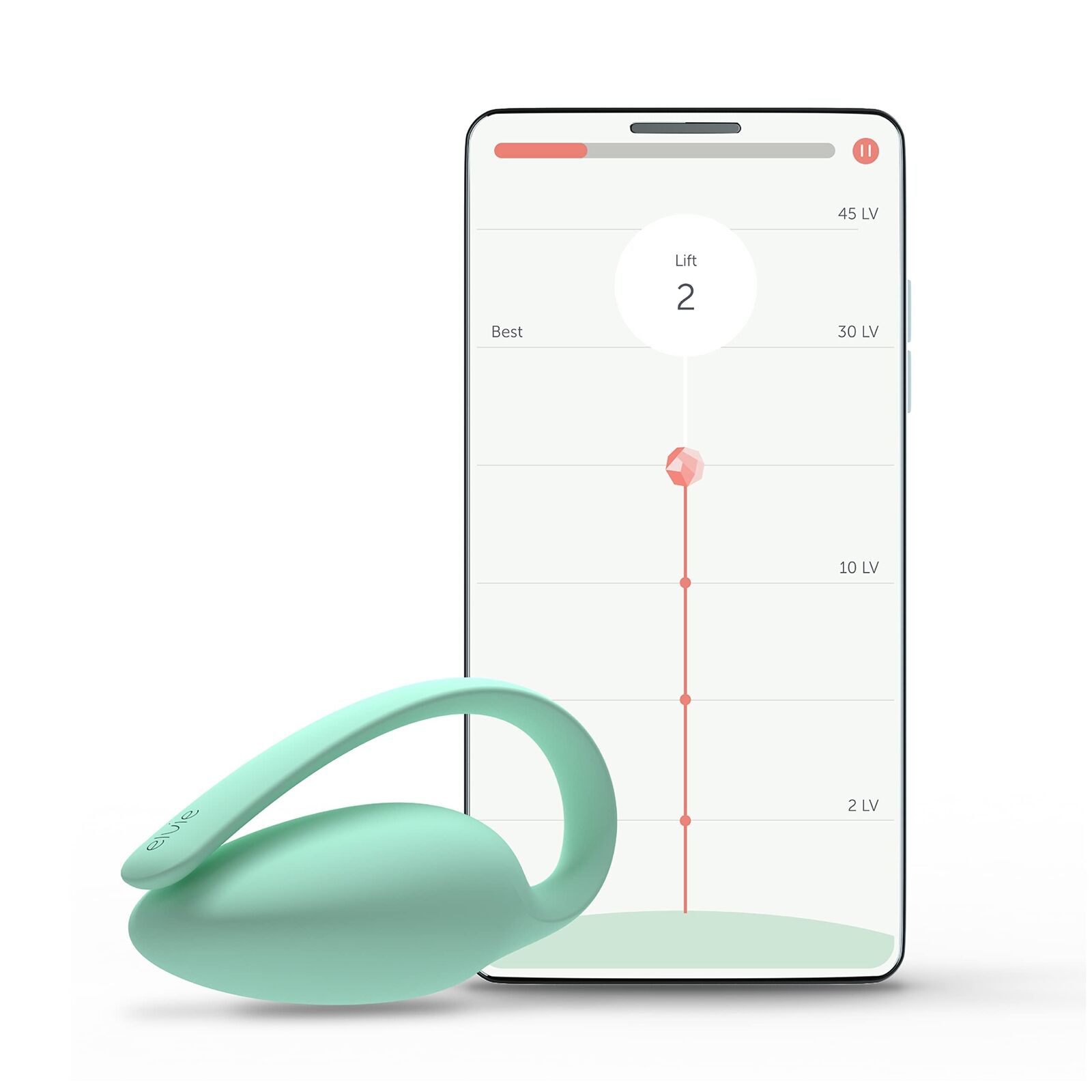 Sonda pelvica Kegel Elvie Trainer - Dispositivo per Allenare il Pavimento (e6O)