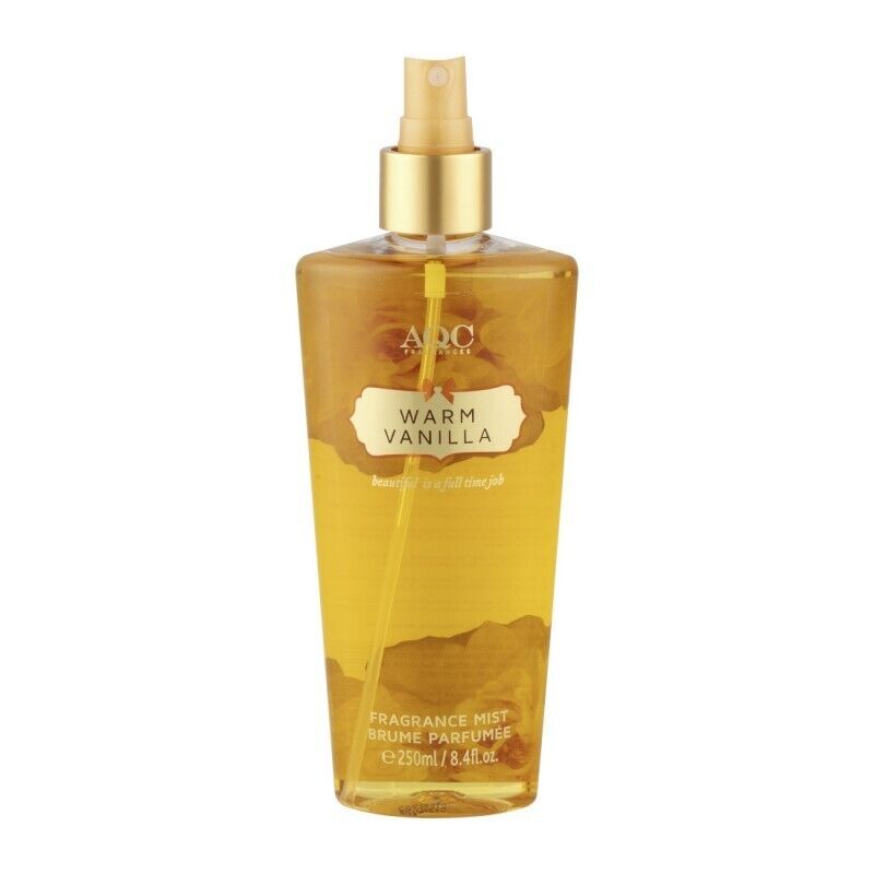 AQC Fragance Body Mist Warm Vanilla Acqua Profumata Corpo 250ml