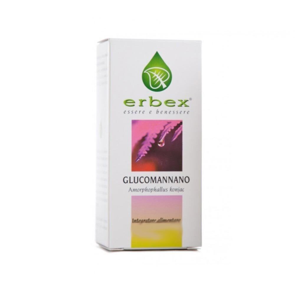 Erbex Glucomannano Integratore Alimentare, 100 Capsule