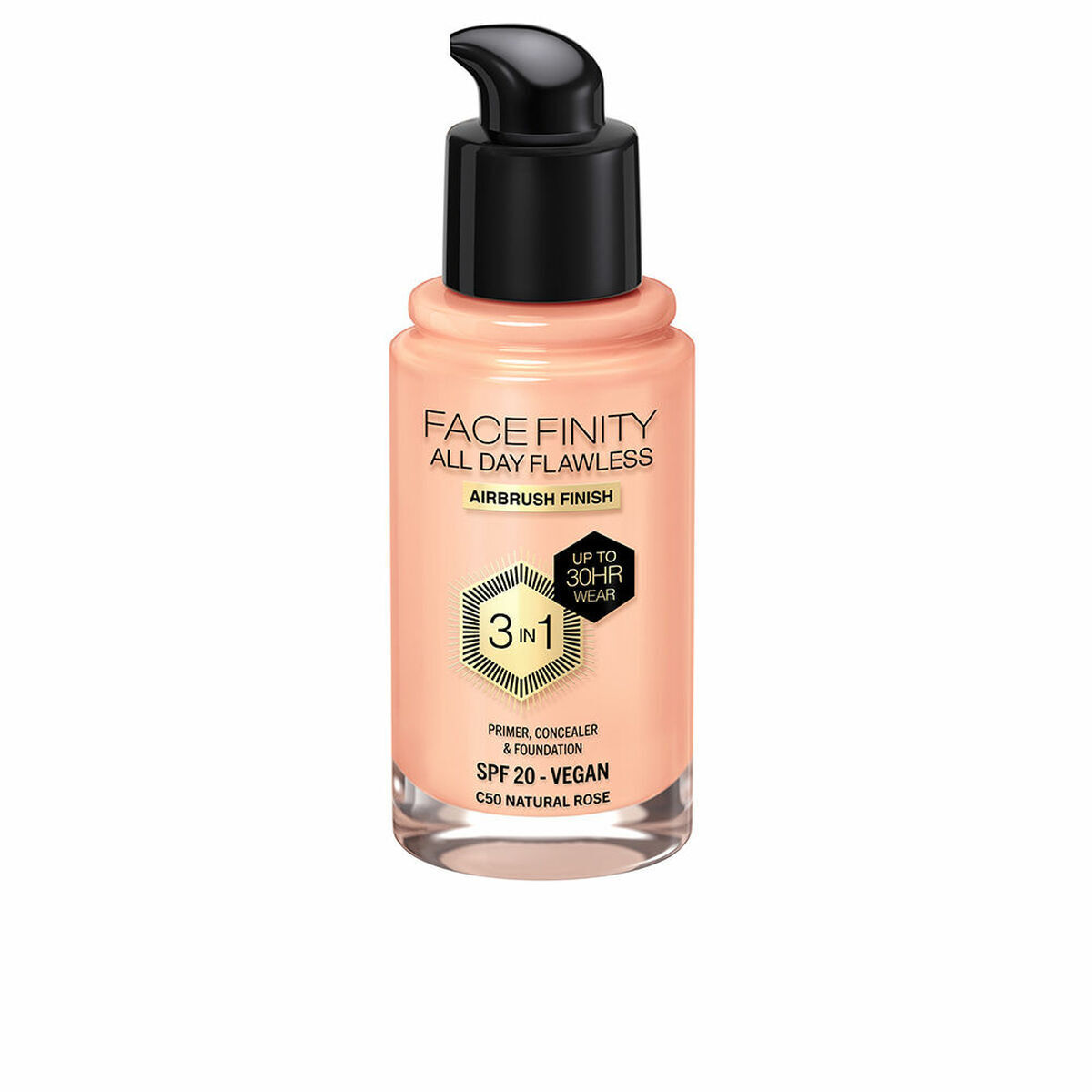 Base Cremosa per il Trucco Max Factor Face Finity All Day Flawless 3 in 1 Spf