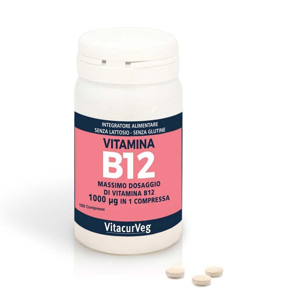 Pharmalife Research Vitacurveg - Vitamina B12 Integratore, 100 Compresse