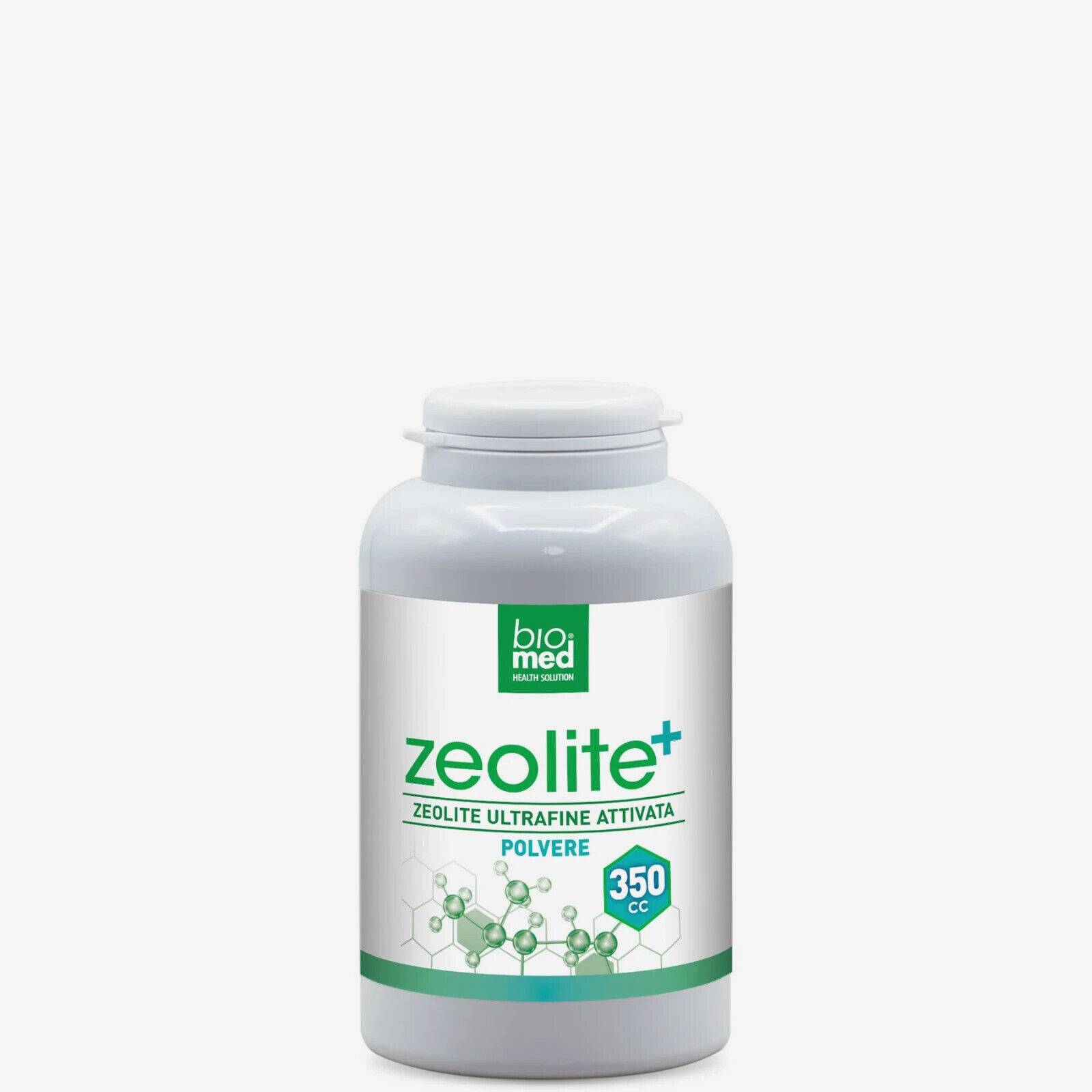 Zeolite ULTRAFINA ATTIVATA - BIOMED  Detox-Polvere  350CC  Dispositivo Medico CE