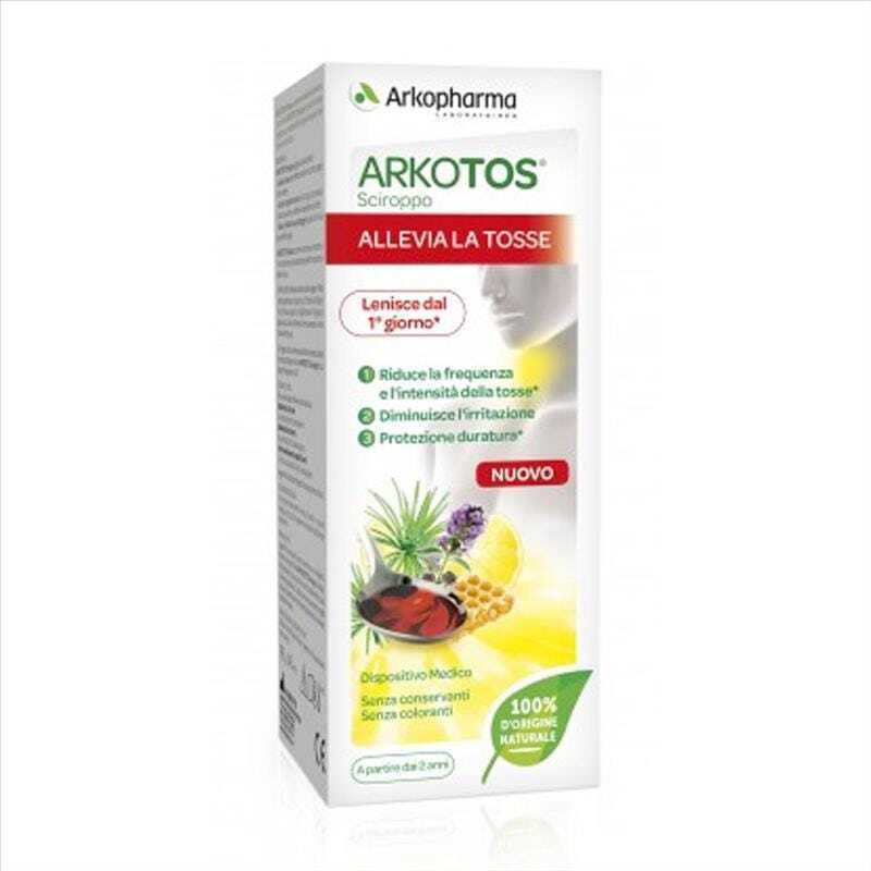 Arkopharma Arkotos Sciroppo Allevia Tosse 100% Origine Naturale 140 ml