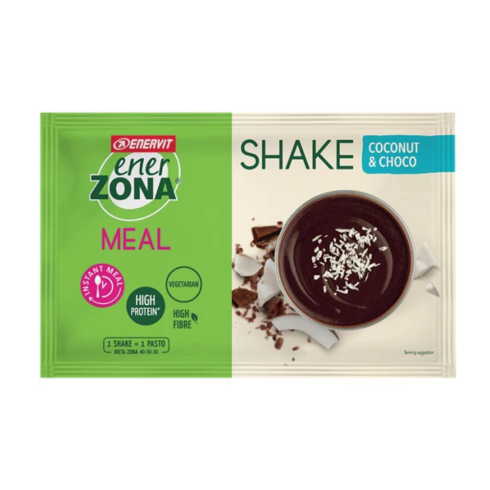Enerzona Meal Shake Coconut e Choco 40-30-30, 1 Pasto 53g