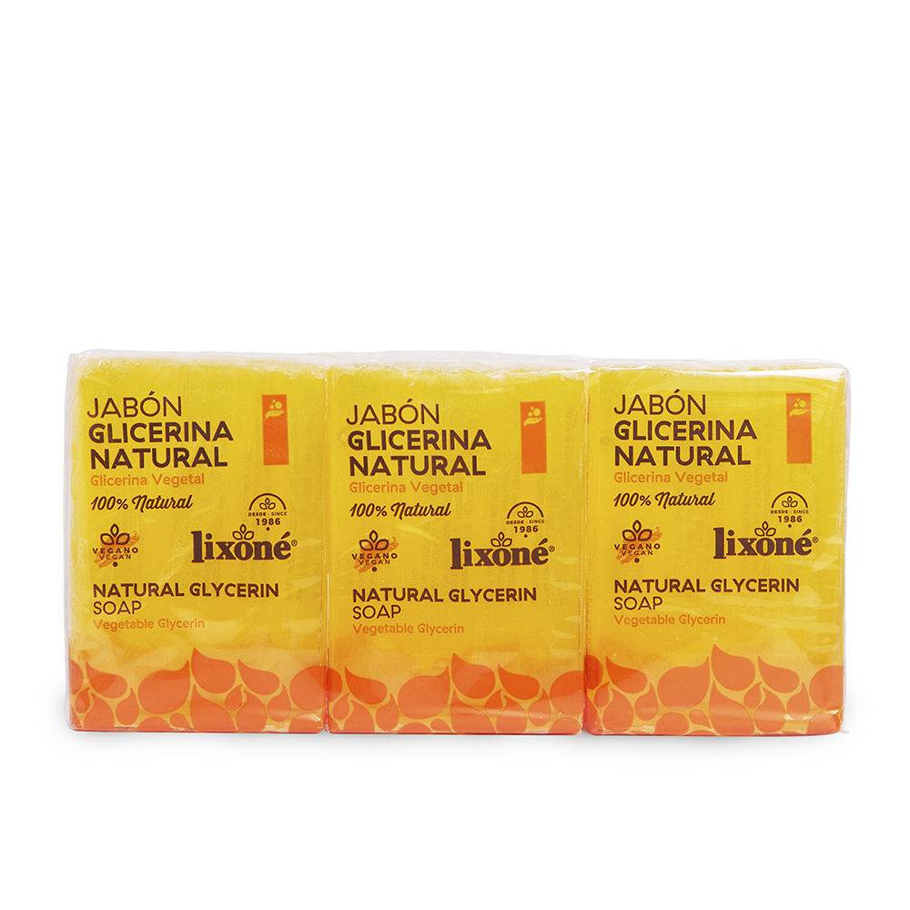 GLICERINA NATURALE Sapone per pelli sensibili alla 3 x 125 gr