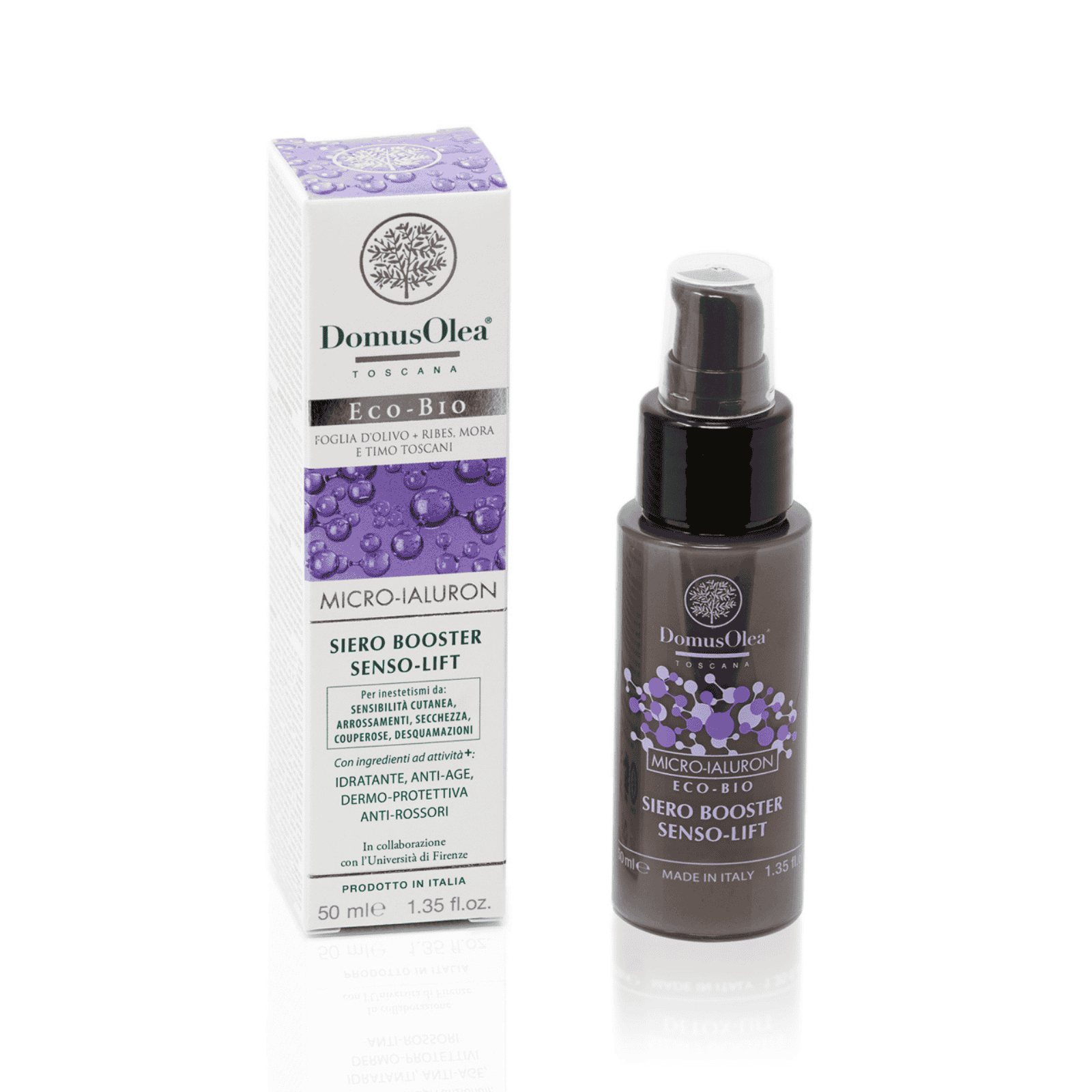 Domus Olea Toscana siero booster senso-lift – microialuron 50 ml