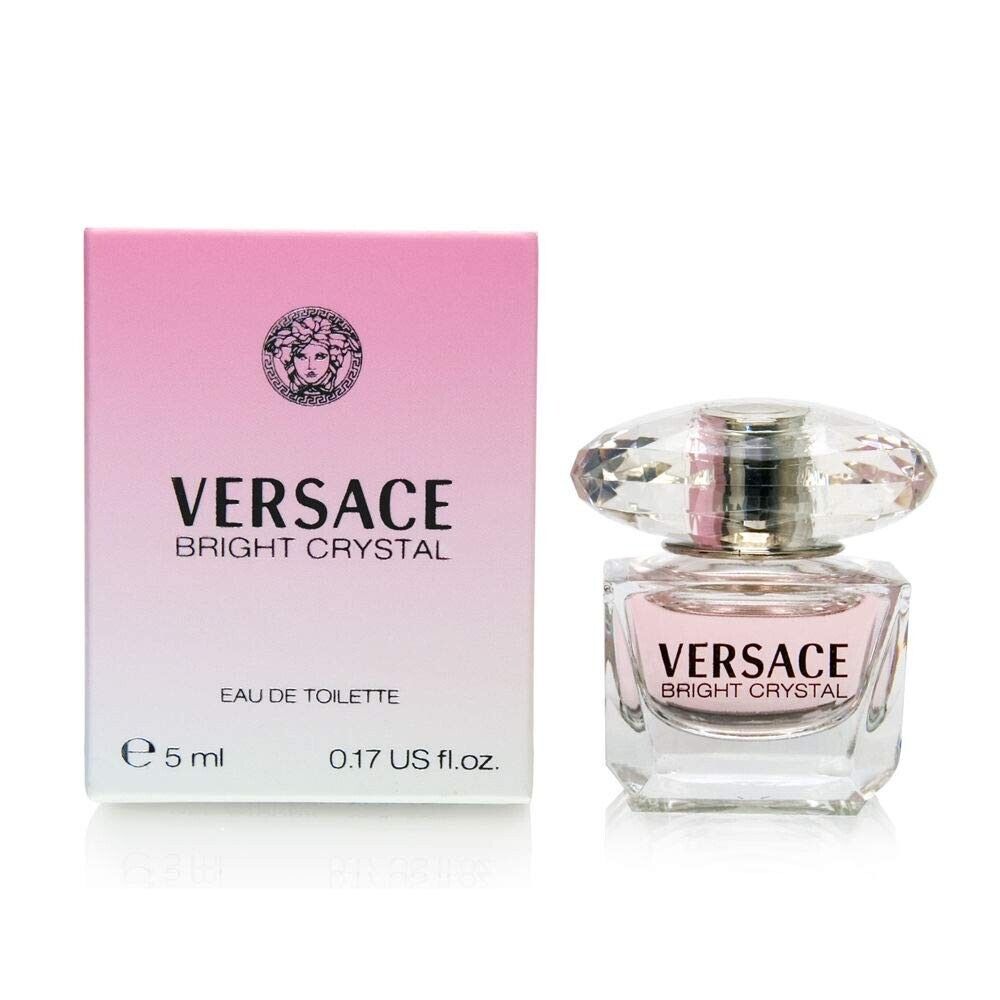 versace bright crystal eau de toilette miniatura 5ml