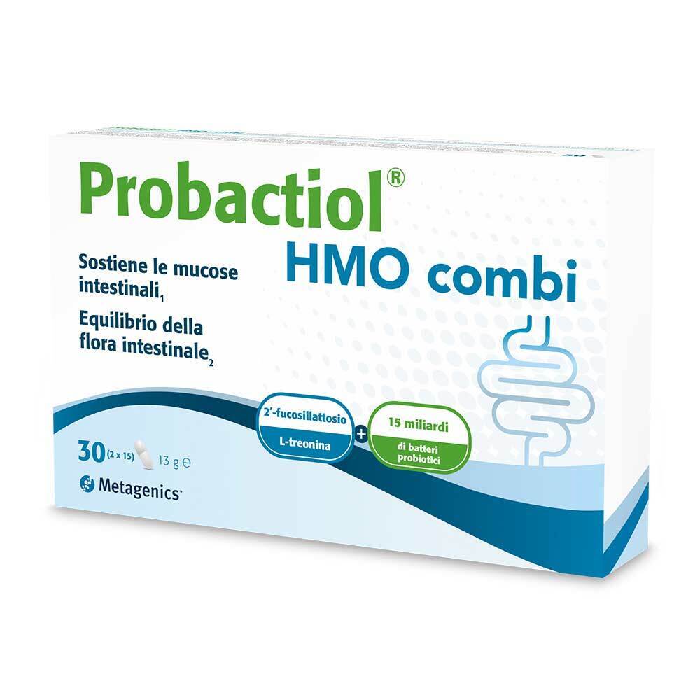 Metagenics Probactiol HMO Combi Integratore Flora Intestinale, 2 x 15 Capsule
