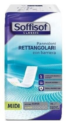 S.i.l.c. Soffisof Classic Pannolone Rettangolare Con Barriera 30 Pezzi