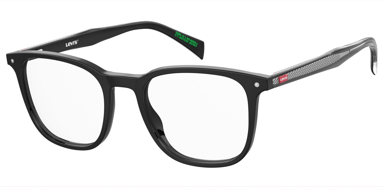 Occhiali da Vista LEVIS LV 5064 807 BLACK 50/19/145 Uomo
