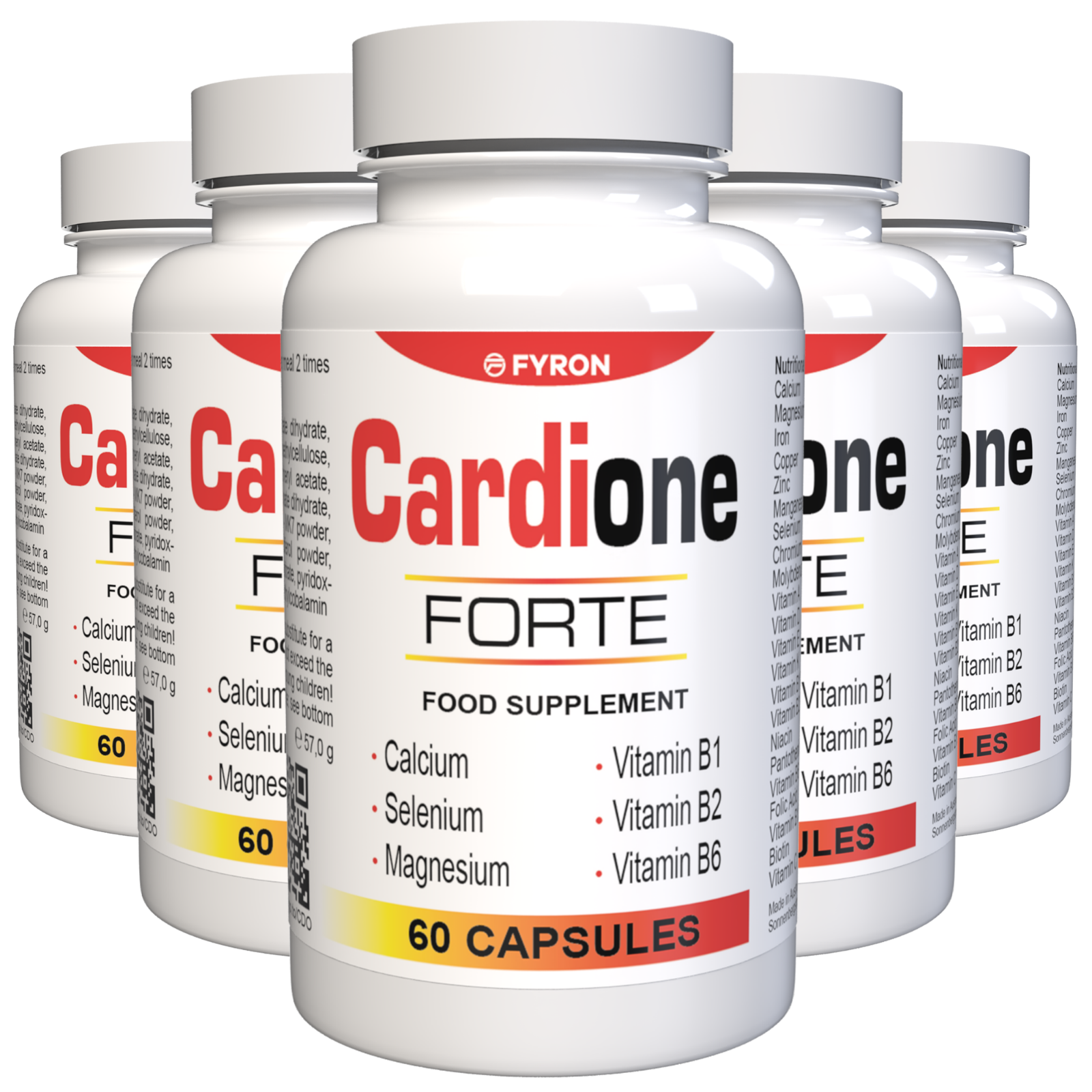 Cardione Forte - 300 Capsule, Confezione da 5- IT