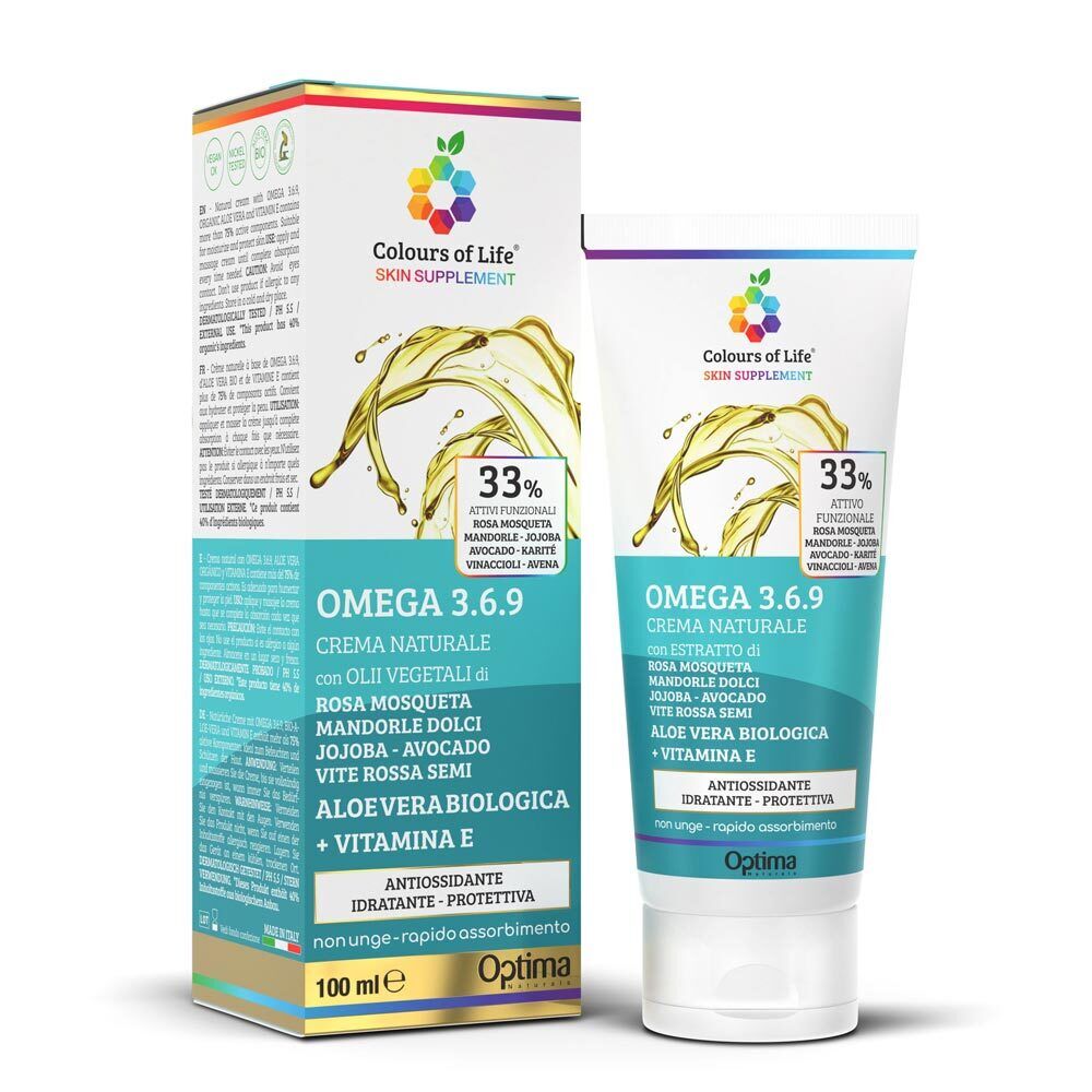 Optima Naturals Colours Of Life - Omega 3-6-9 Crema Naturale, 100ml