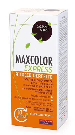 Vital Factors MaxColor Express Ritocco Perfetto Tinta Capelli Castano Scuro