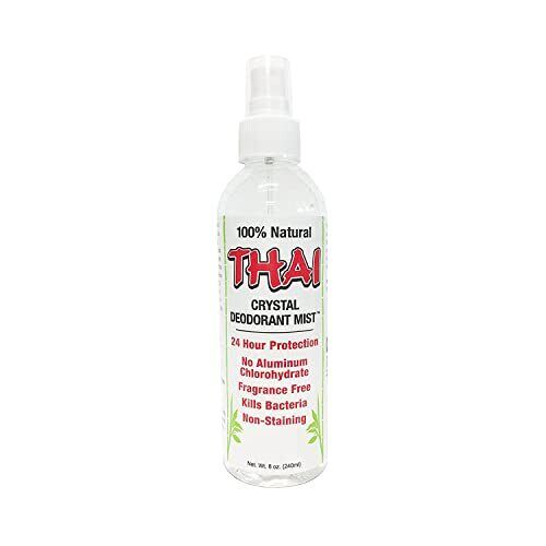 Thai Deodorante pietra Thai Crystal Mist Pump 8 Oncia Fluida