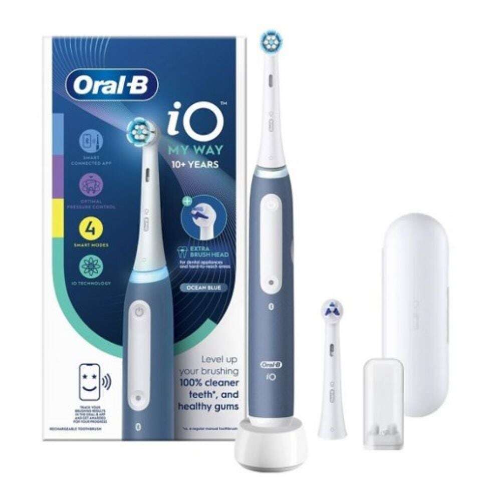 Oral-B iO - My Way Spazzolino Elettrico Ricaricabile 10 Anni+ Blu