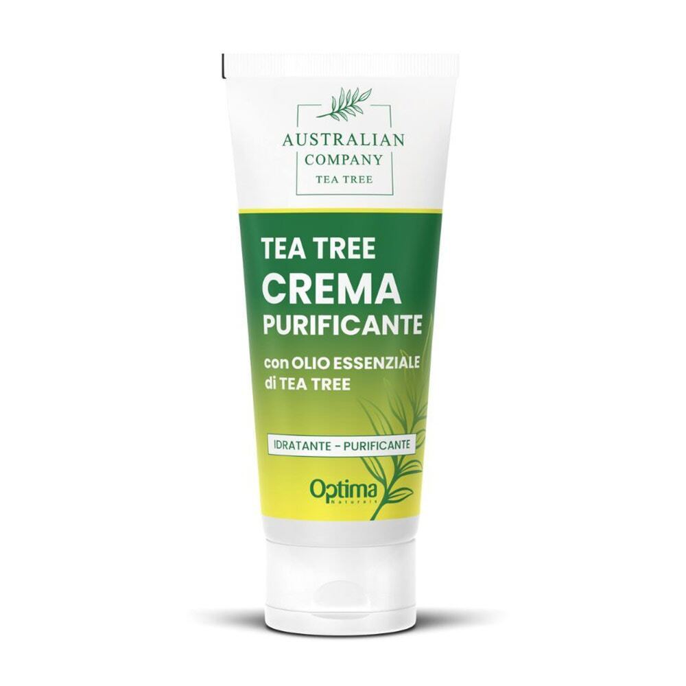 Optima Naturals Australian Company Tea Tree - Crema Idratante Purificante, 100ml