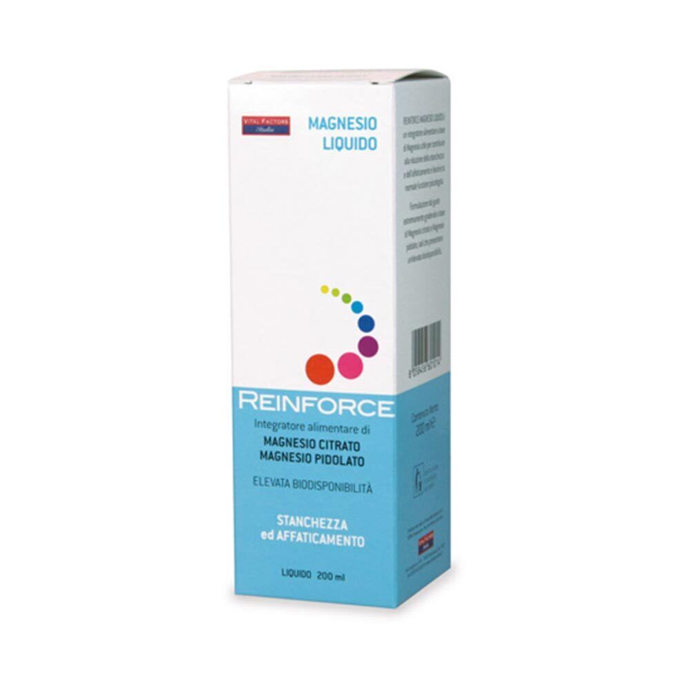Vital Factors Reinforce - Magnesio Liquido Integratore Alimentare, 200ml