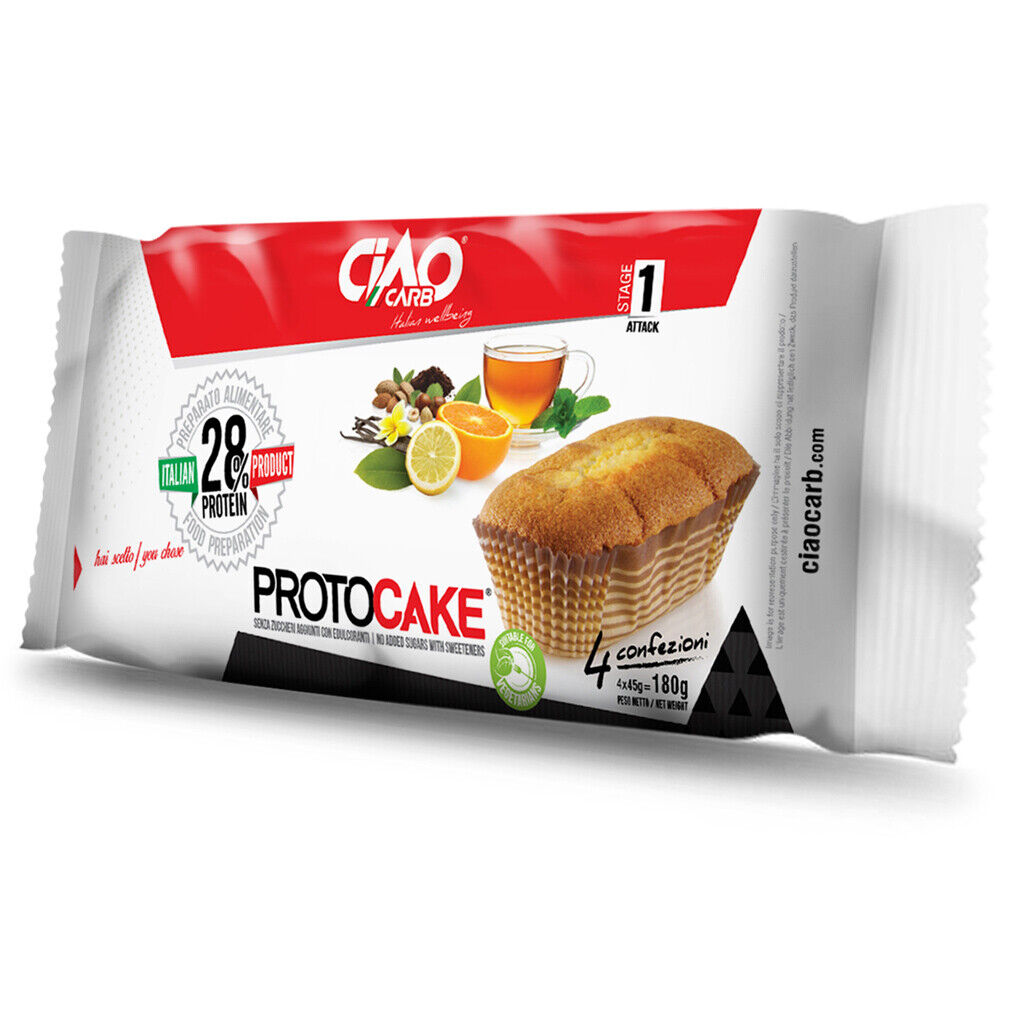 CIAOCARB STAGE 1 PROTOCAKE 4 X 45 GR Mandorla