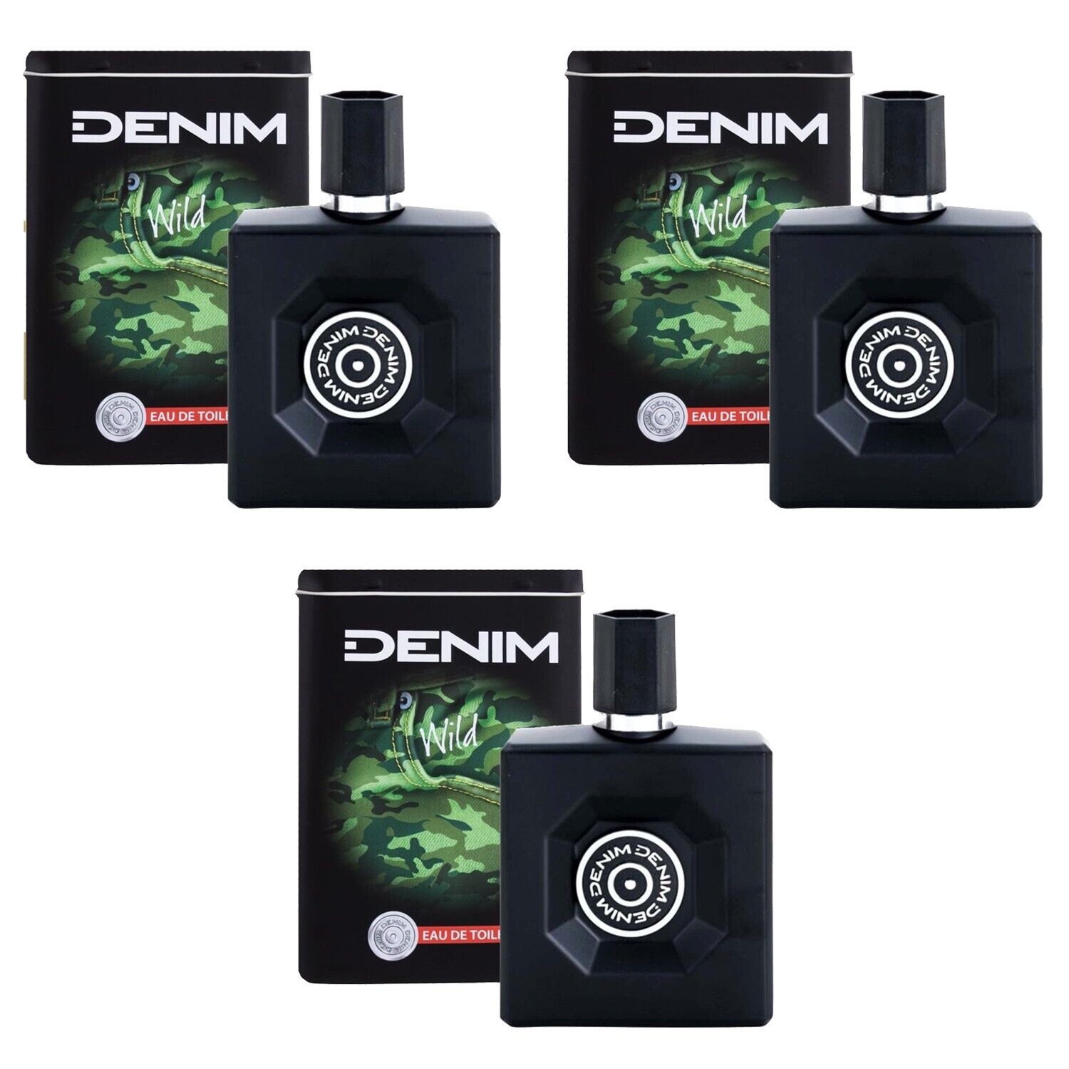 3pz Denim Wild profumo uomo eau de toilette  box metallo 100ml