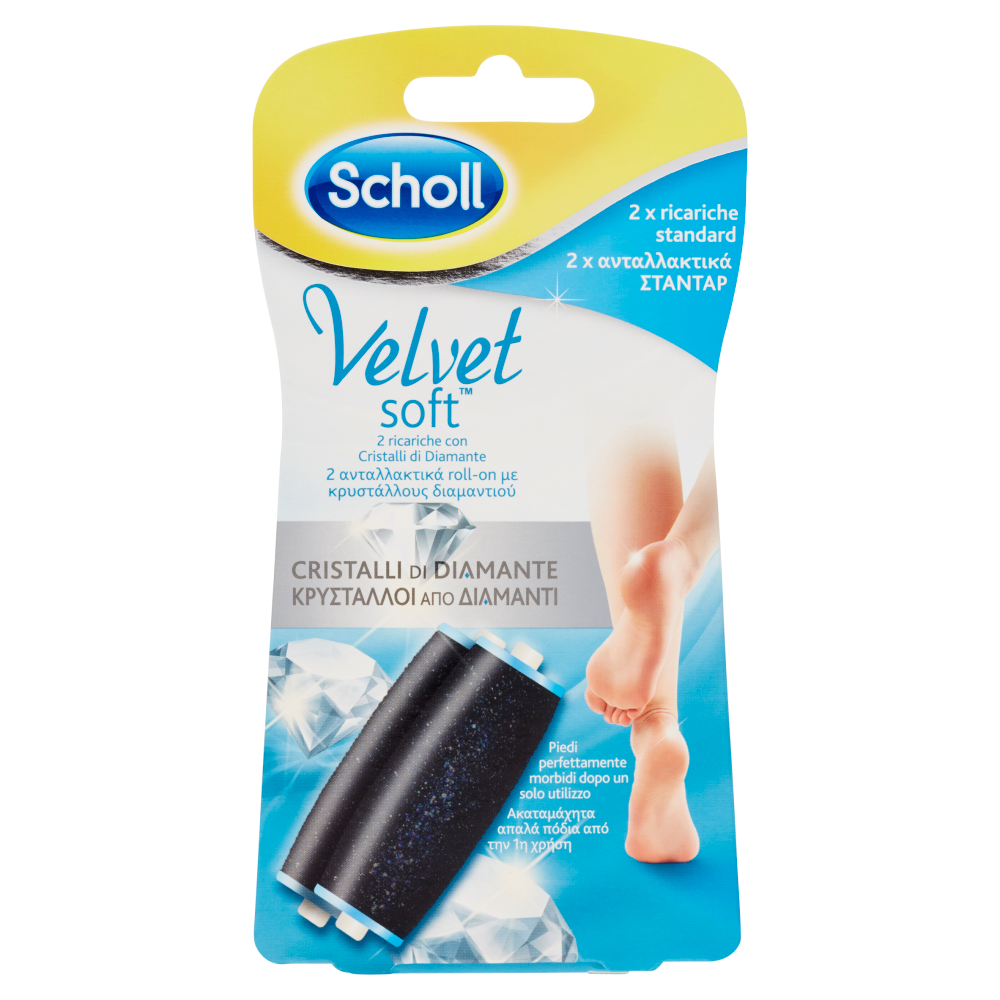 Dr. Scholl Velvet Soft Per Pedicure 2 Ricariche