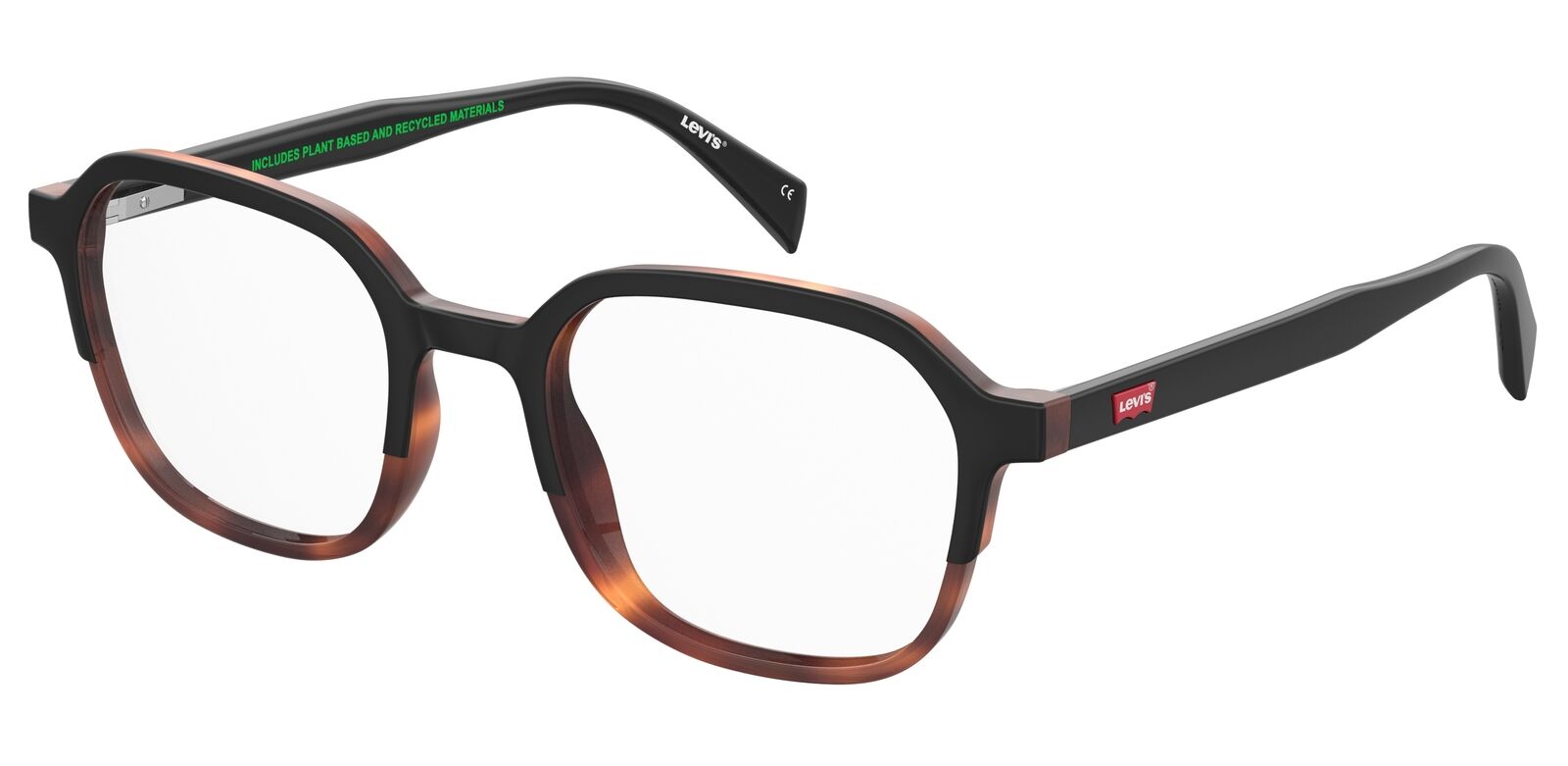 Occhiali da Vista LEVIS LV 5043 WR7 BLACK HAVANA 51/20/145 Uomo