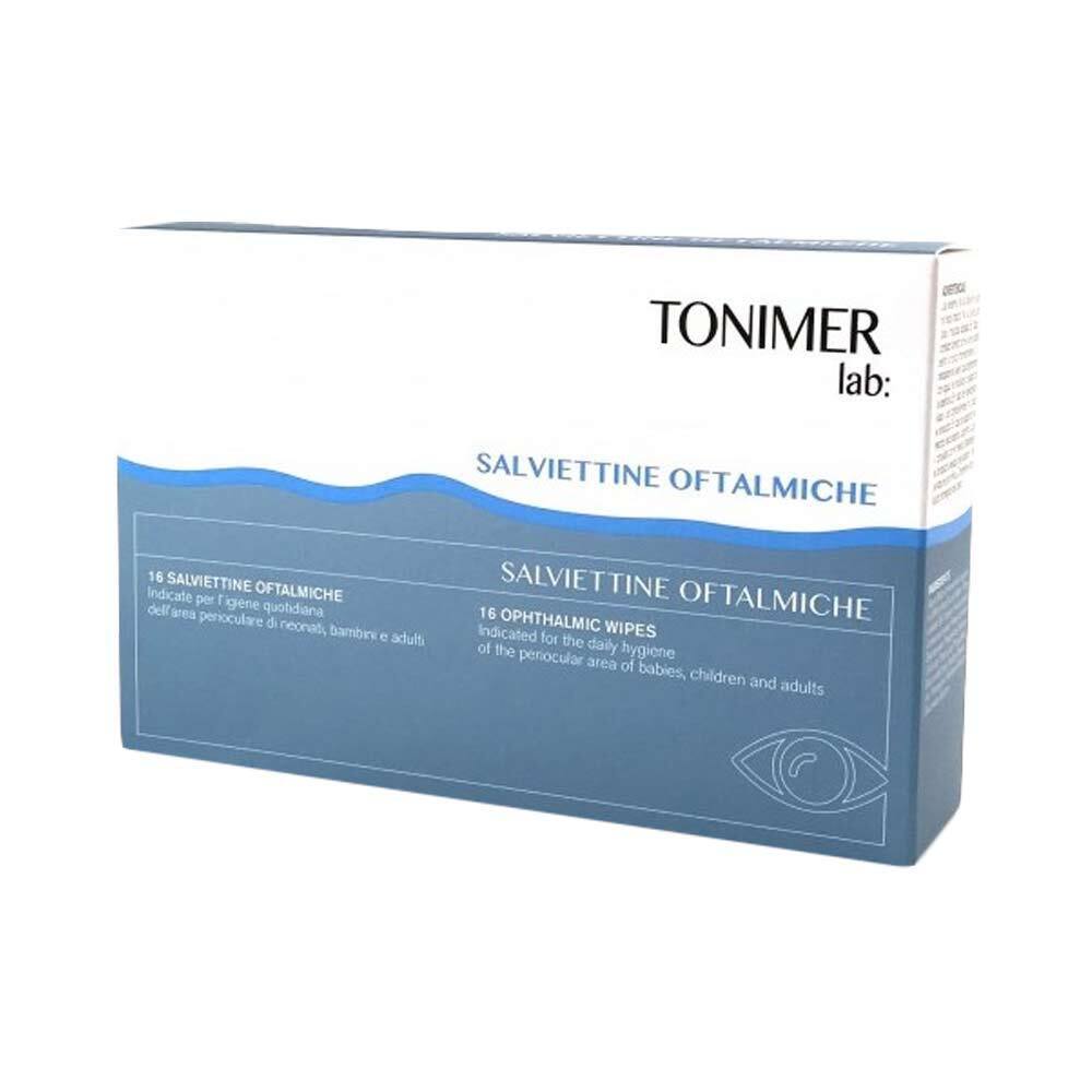 Tonimer Eyes Salviettine Oftalmiche Occhio Infiammato, 16Pezzi