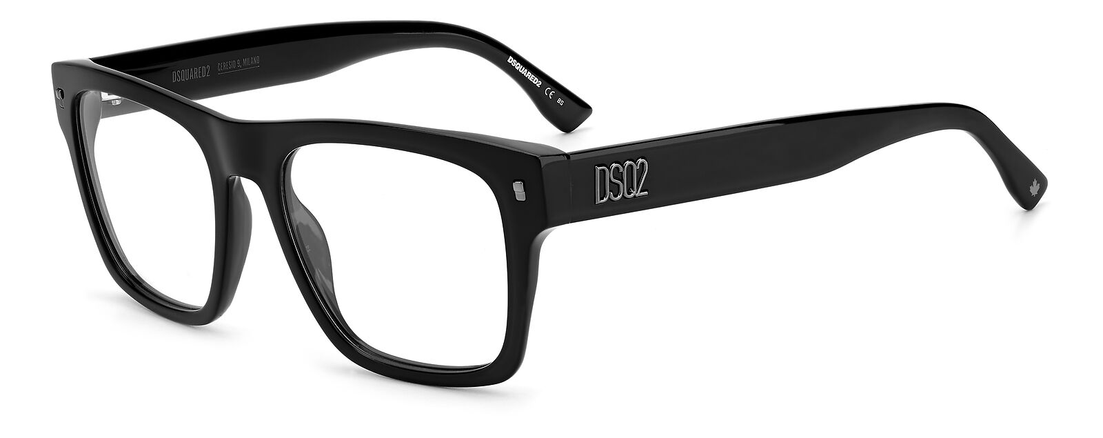 Occhiali da Vista DSQUARED2 D2 0037 ANS BLACK  RUTHENIUM 53/18/145 Uomo