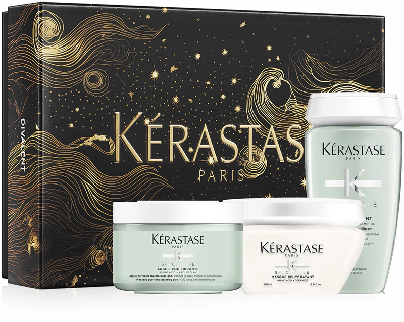 KÉRASTASE - COFANETTO SPÉCIFIQUE BAIN DIVALENT (250ml) + MASQUE REHYDRATANT (200