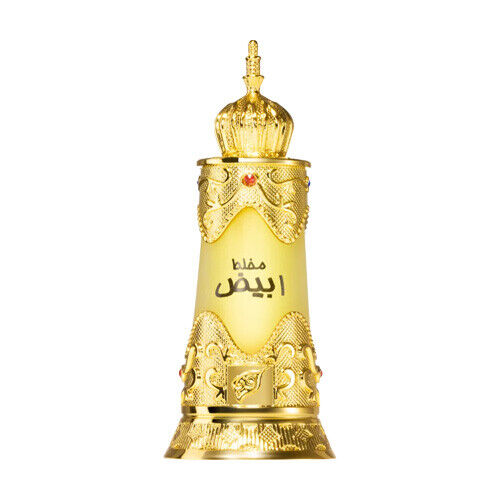 OLIO PROFUMO DI AMBRA MUKHALLAT ABIYAD 20ML LEGNOSO PICCANTE MUSCHIATO DI AFNAN