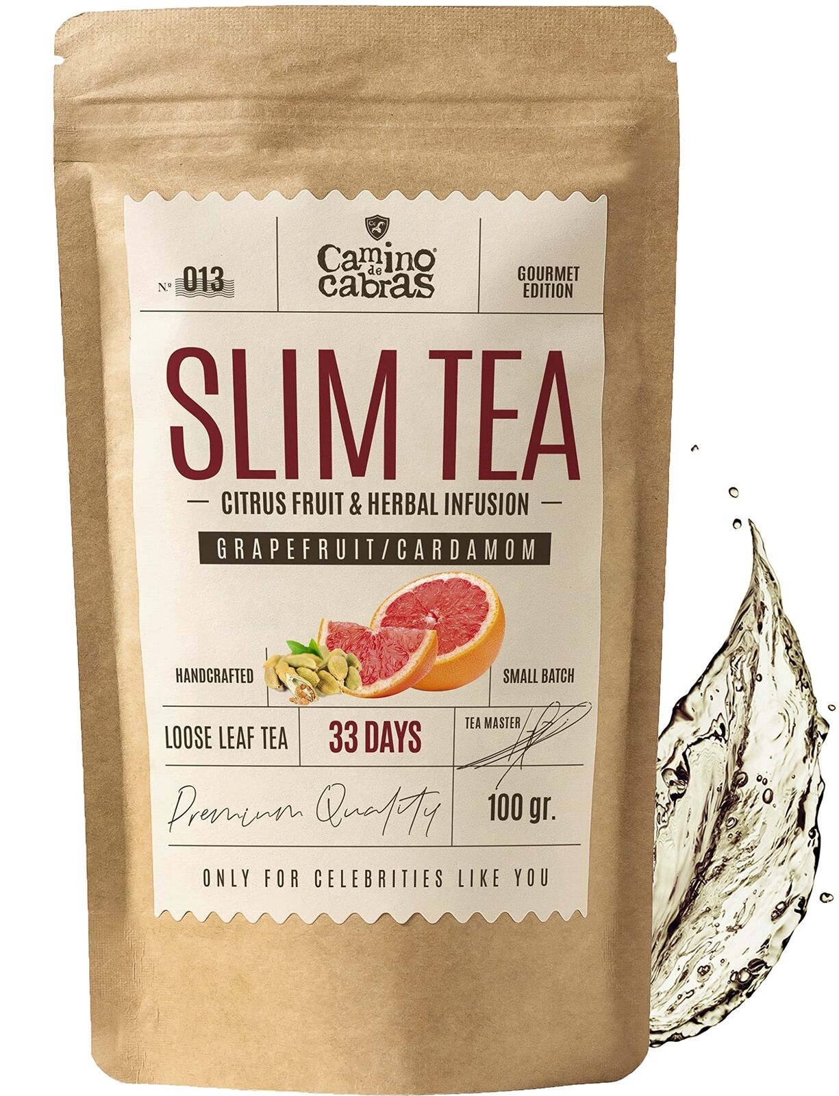 SLIM TEA con Fette di Pompelmo – Tisana Drenante e Dimagrante Forte Detox & B...