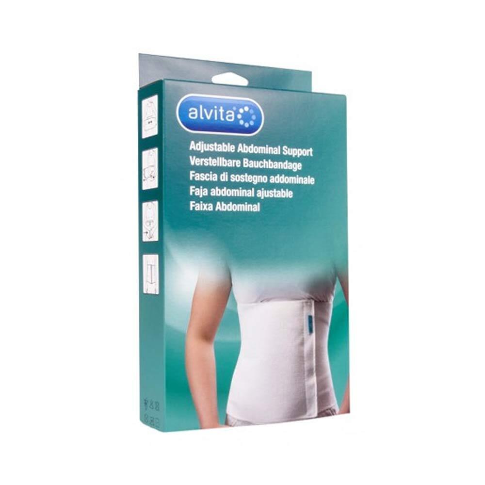 Alvita Fascia Di Sostegno Addominale Colore Bianco Taglia 1 (75-95 cm)