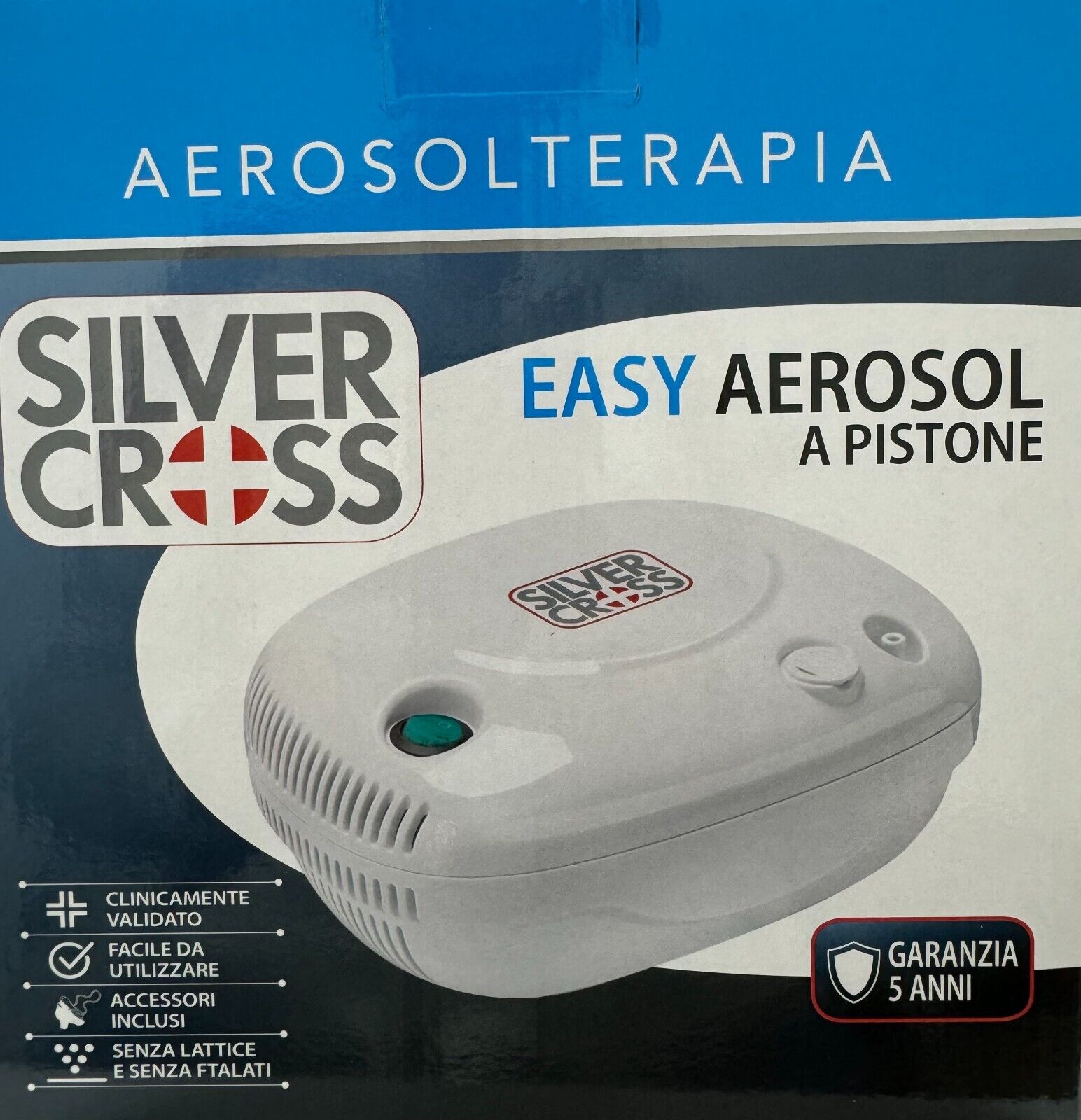Aerosol a Pistone Silver Cross Adulti/Bambini