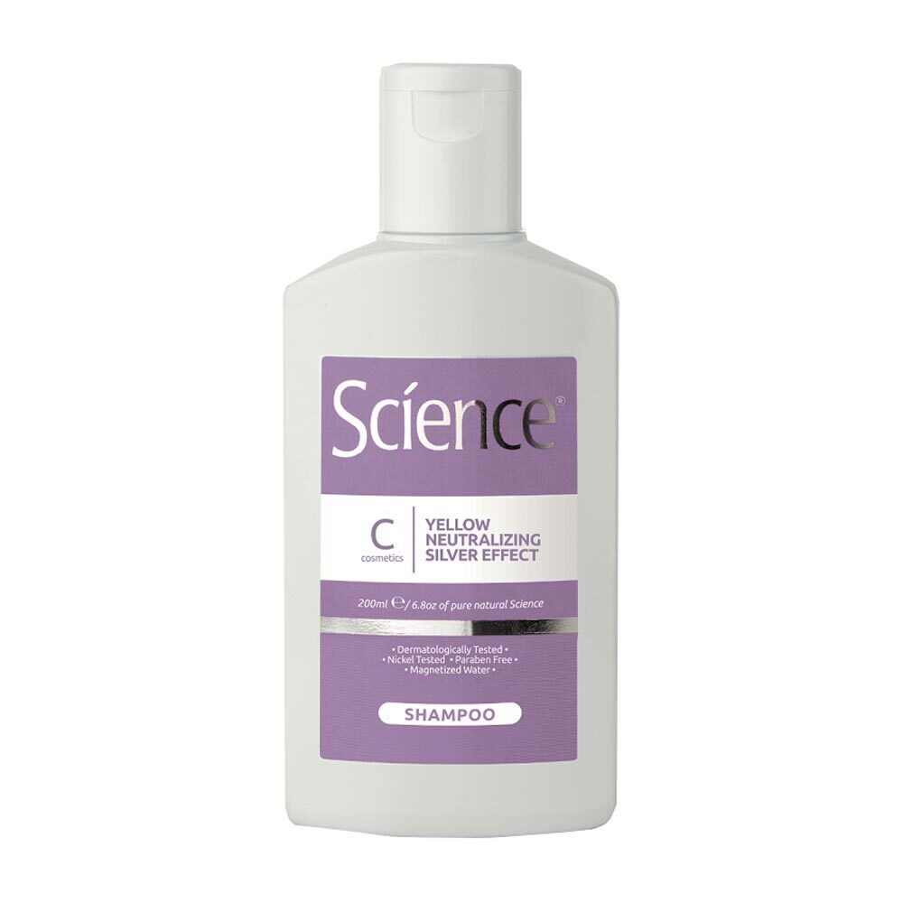 Science Shampoo Anti-giallo Effetto Argento, 200ml