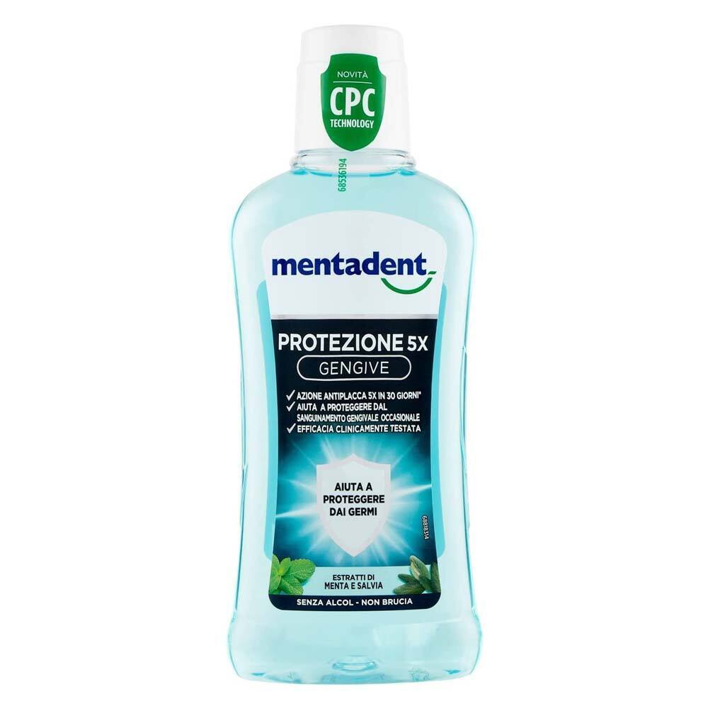 Mentadent Collutorio Protezione 5X Gengive con CPC, 400ml