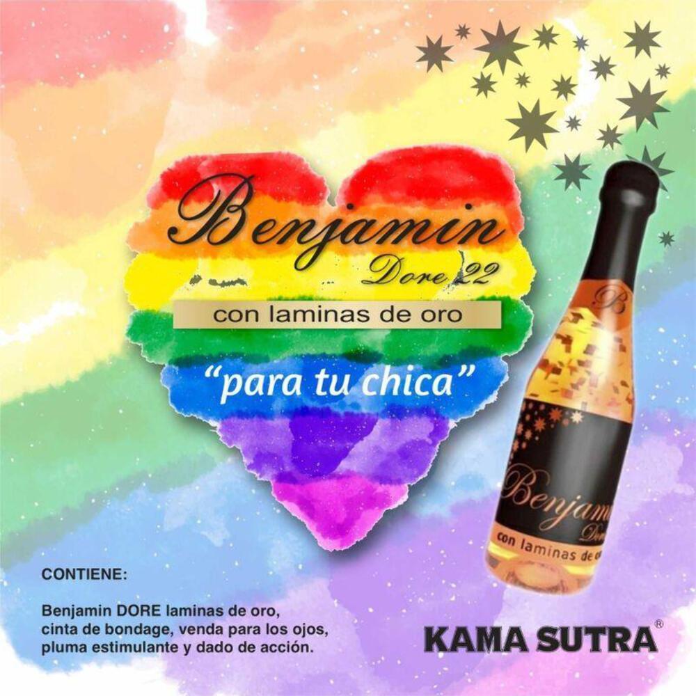 Spumante Cava Benjamin Dore 22 k Oro - Bandiera Arcobaleno