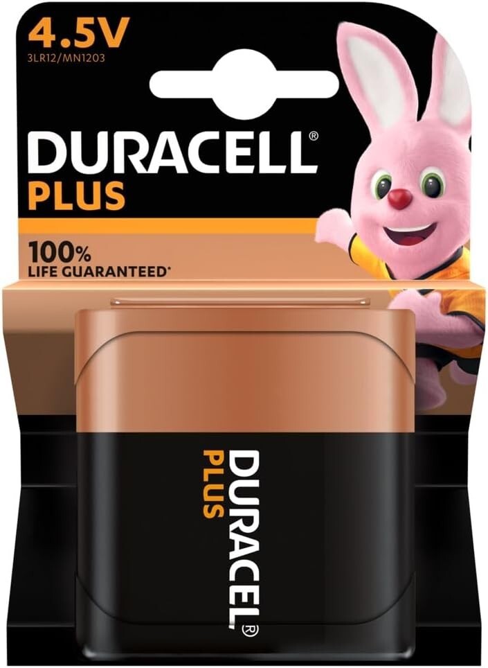 Duracell Plus- 4,5V, Batteria Piatta Alcalina