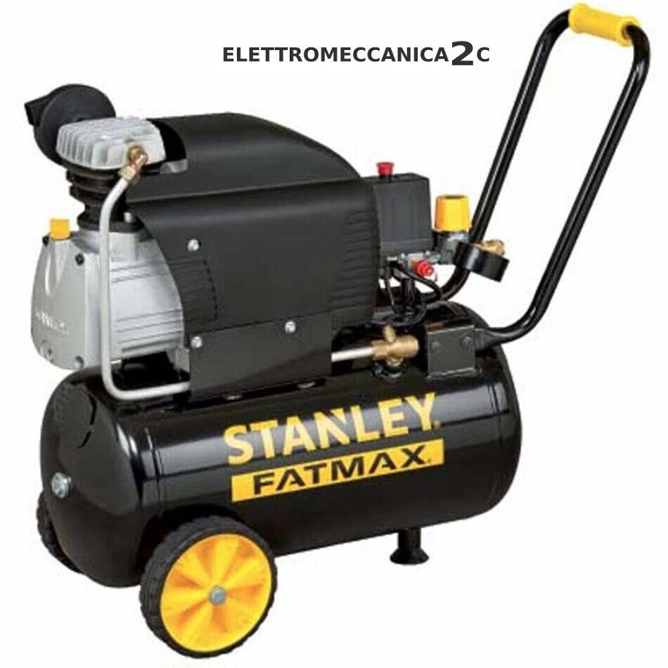 STANLEY D211/8/24S compressore 24lt potenza 2hp pressione max 8bar lubrificato