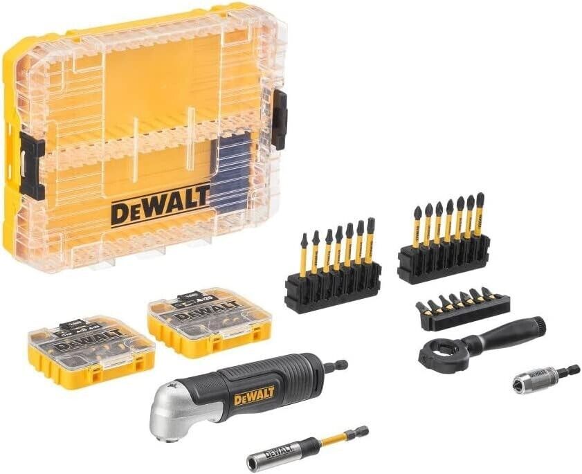 DeWalt Extreme kit da 80 pezzi - inserti adattatori ad angolo bussole profession