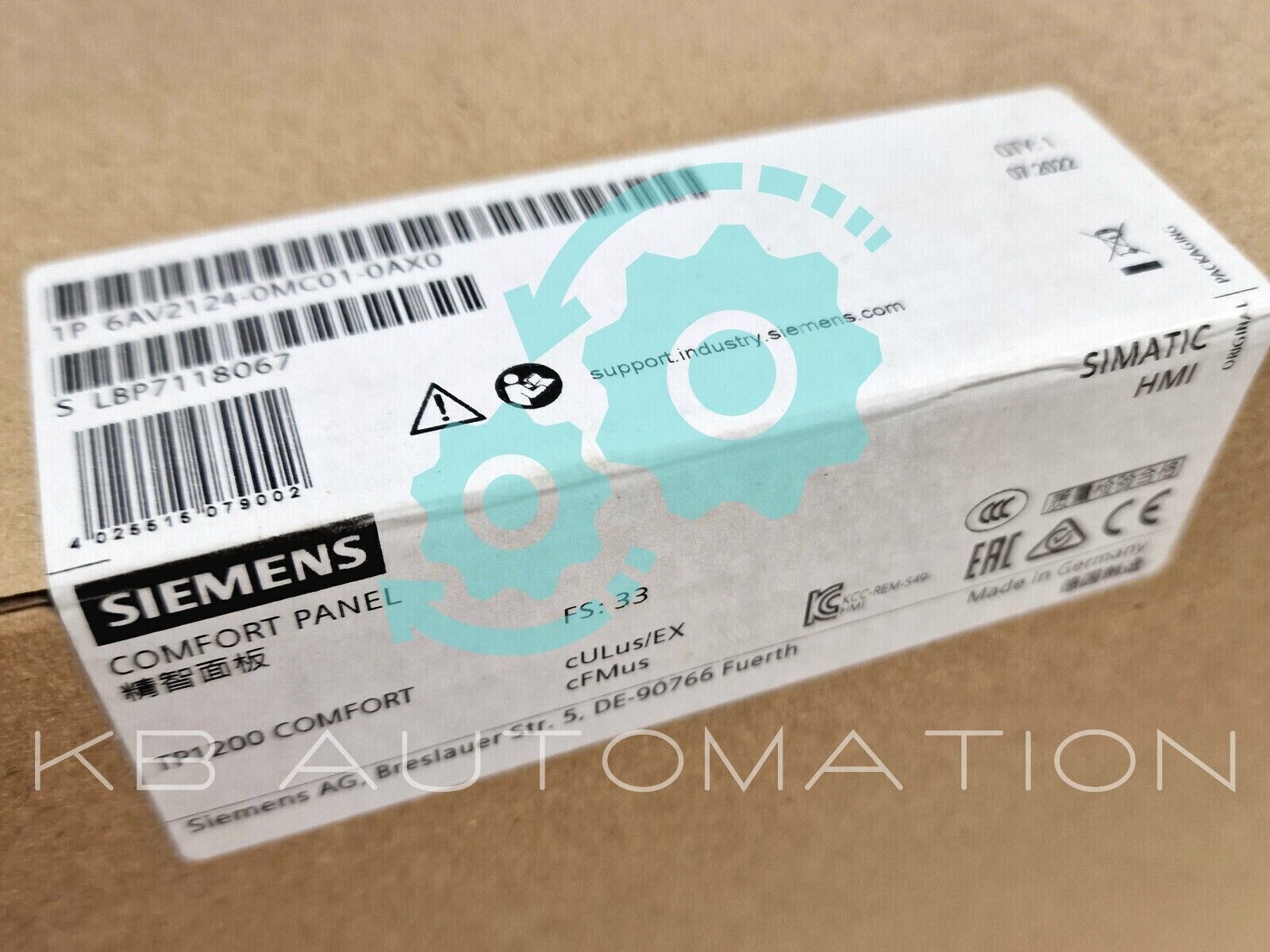 Pannello comfort Siemens 6AV2124-0MC01-0AX0 SIMATIC HMI TP1200