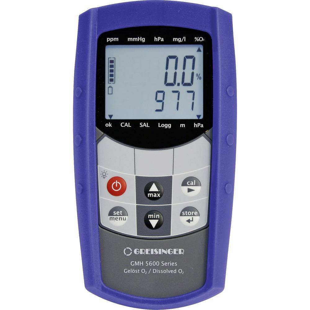 Greisinger GMH5630 Misuratore combinato concentrazione O2, saturazione O2,